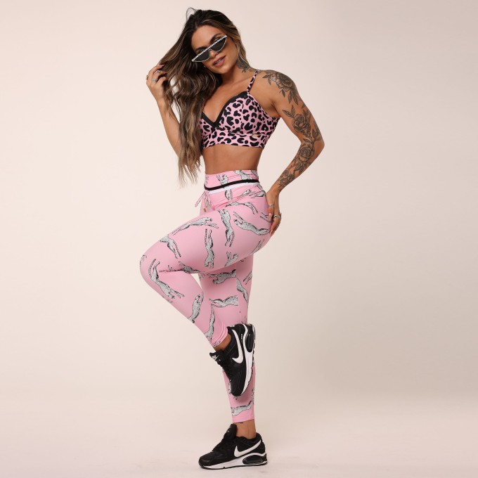 Legging Empina Bumbum Cheetah Exclusiva