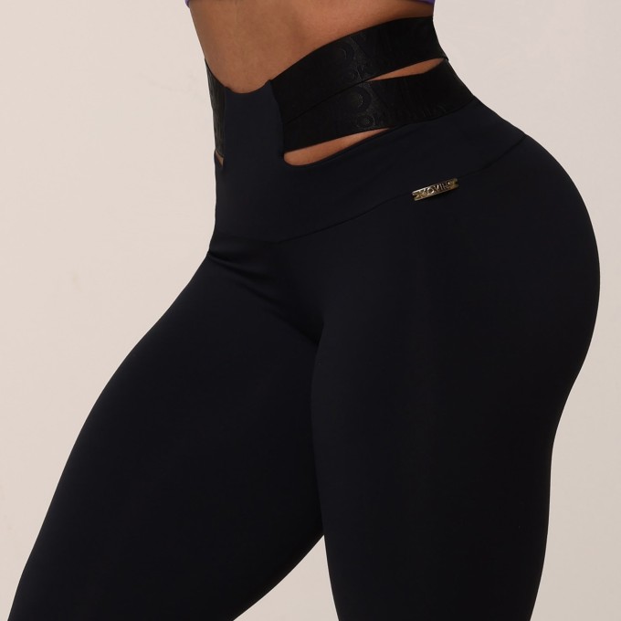 Legging Atlanta Empina Bumbum Preta Exclusiva