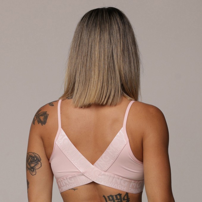 Top Milano Blush com Elástico Rosê