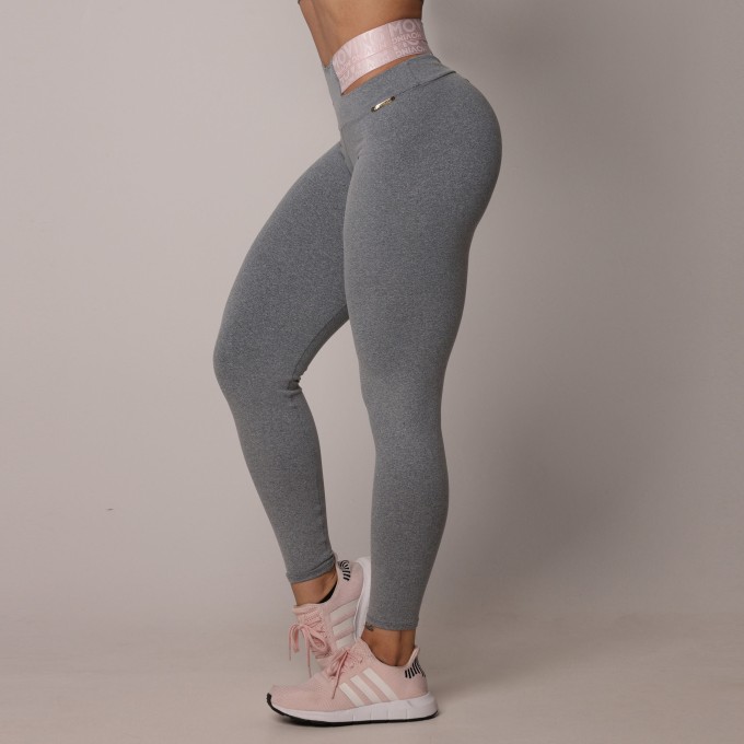 Legging Atlanta Empina Bumbum Mescla com Blush