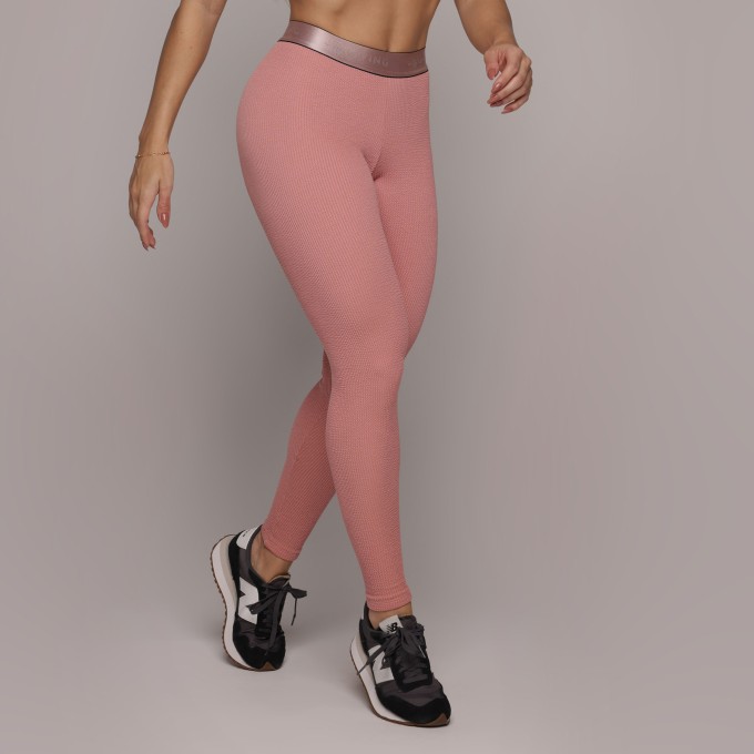 LEGGING ÉPIC JACQUARD CONFORT ROSÊ