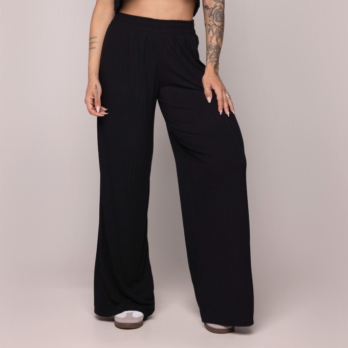 CALÇA PANTALONA RISQUÉ PRETO