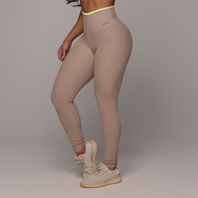 LEGGING HEART JACQUARD DUNAS NUDE