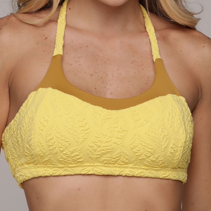 TOP LOS ANGELES JACQUARD NATURE MANTEIGA