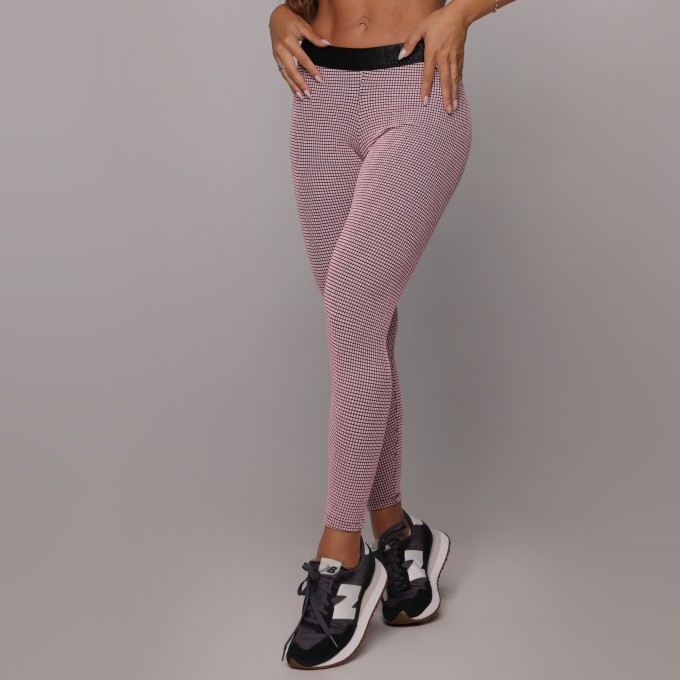 LEGGING ÉPIC JACQUARD CONFORT TWEED ROSÊ