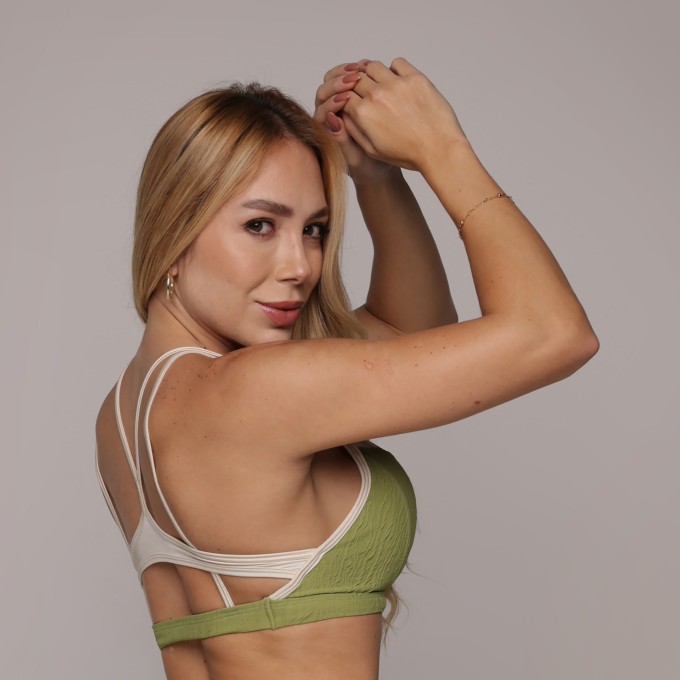 TOP PETRA JACQUARD DUNAS OLIVA