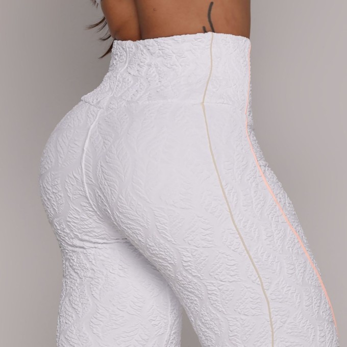 LEGGING HOPE JACQUARD NATURE BRANCO