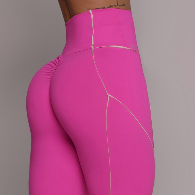LEGGING HARMONY EMPINA BUMBUM ROSA NEON