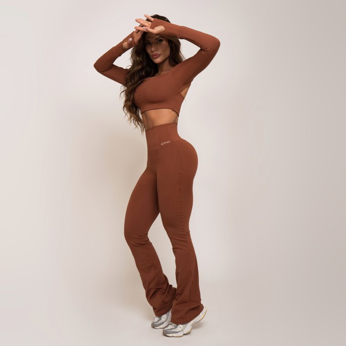 CALÇA FLARE TERRA