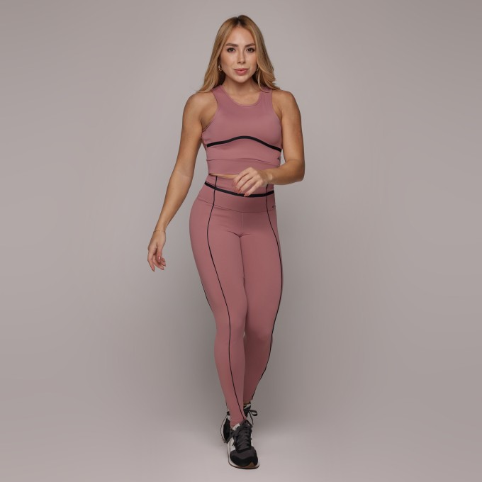 LEGGING QUEENS EMPINA BUMBUM BLACKOUT ROSA SECO