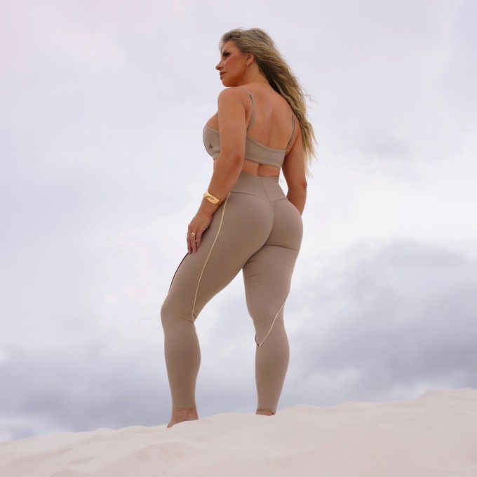 LEGGING HOPE EMPINA BUMBUM MACCHIATO