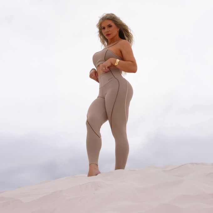 LEGGING HOPE EMPINA BUMBUM MACCHIATO